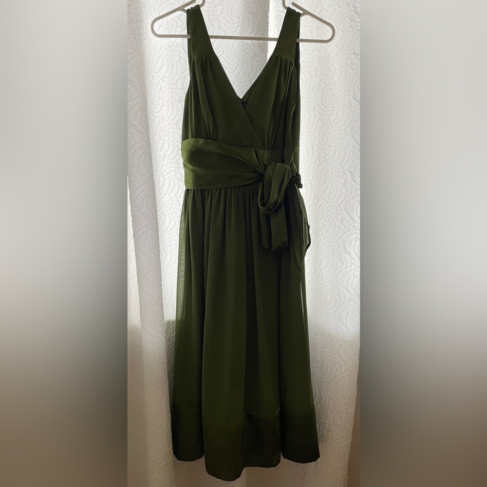 Liz Claiborne Forest Green Maxi Dress